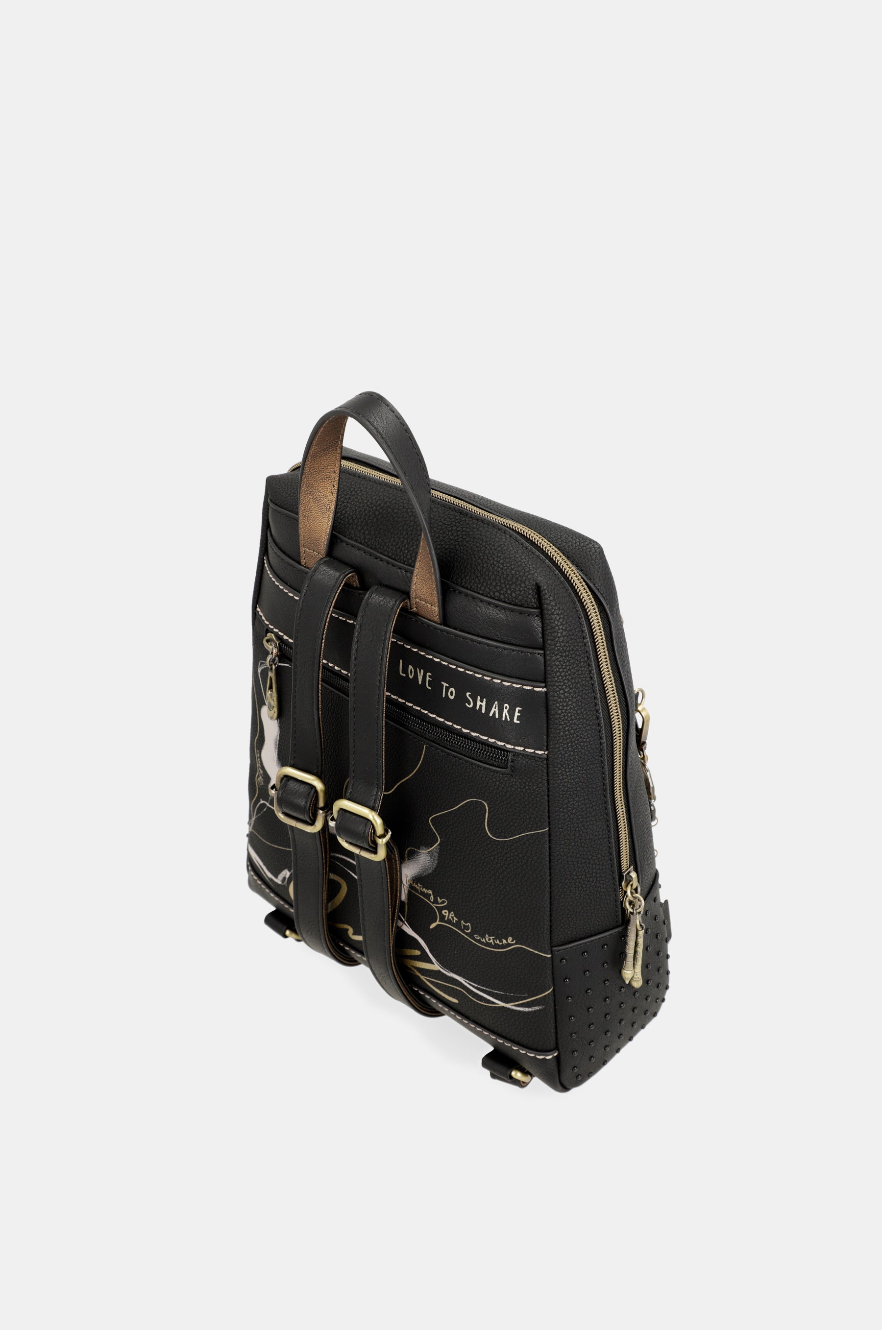 Nature Shodō large black backpack