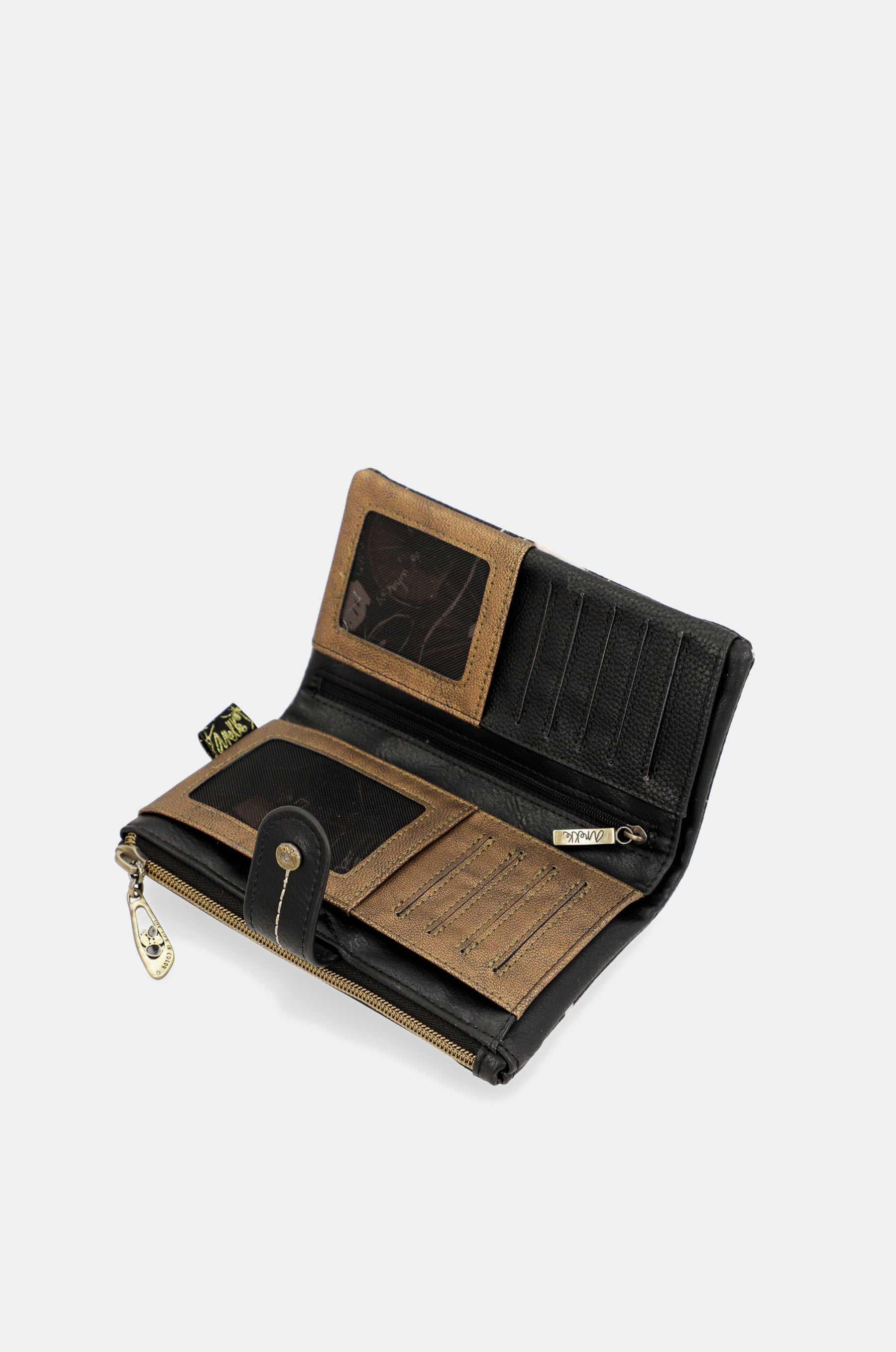 Nature Shodō Black RFID Flexi Wallet black