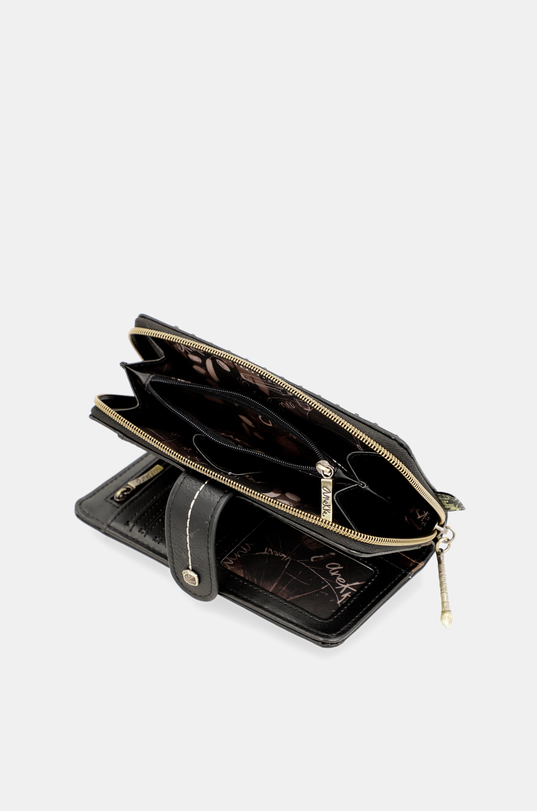 Nature Shodō Large Black RFID wallet