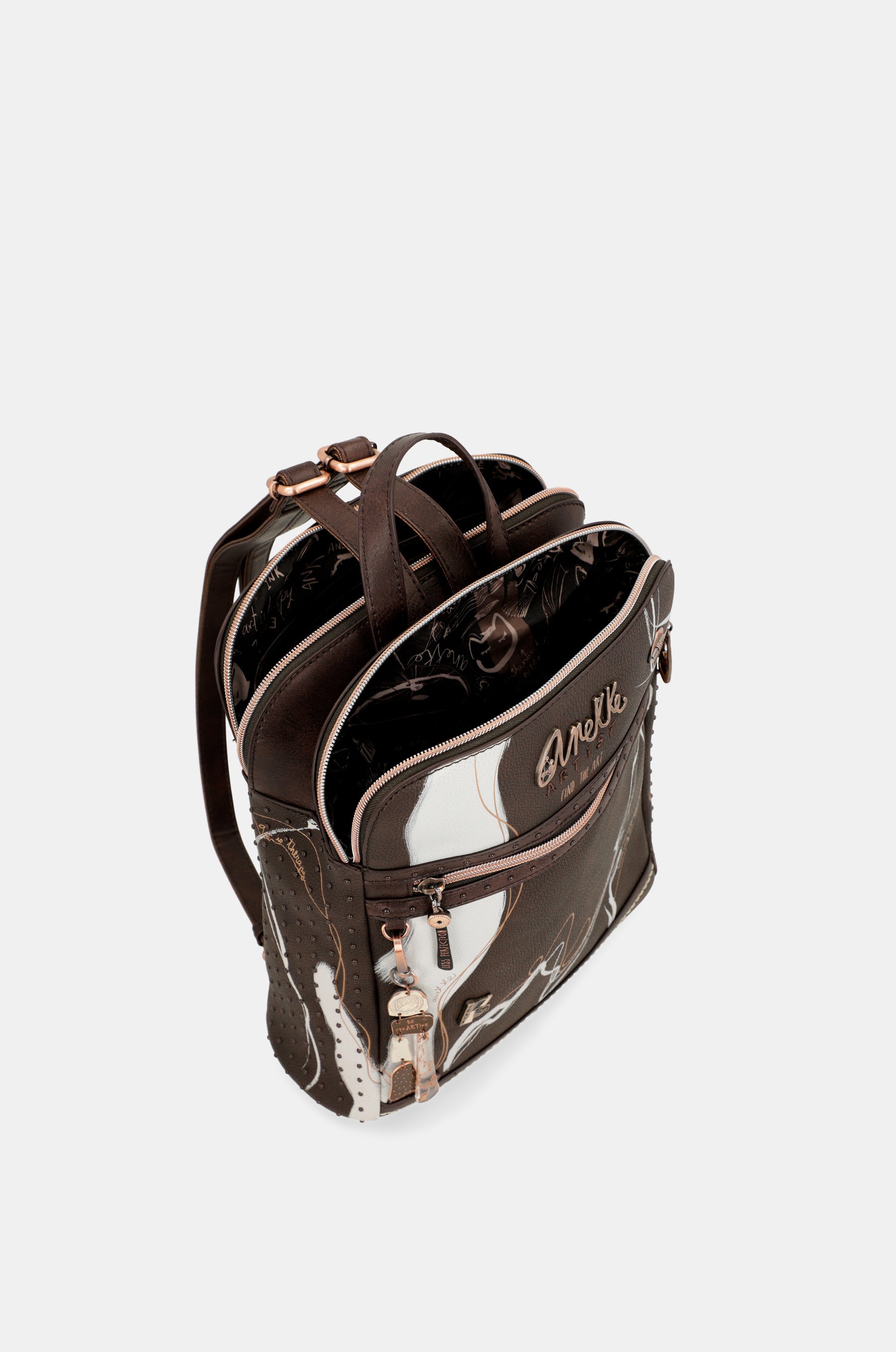 Nature Shodō 2 compartment backpack brown