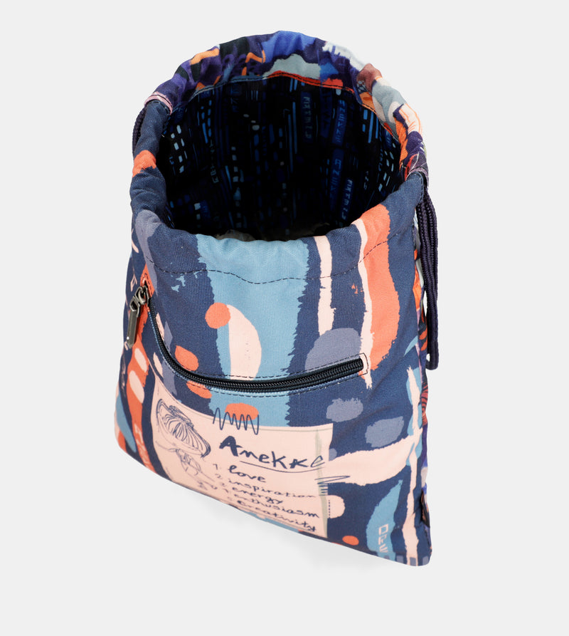 Mochila saco de tela Contemporary – Anekke
