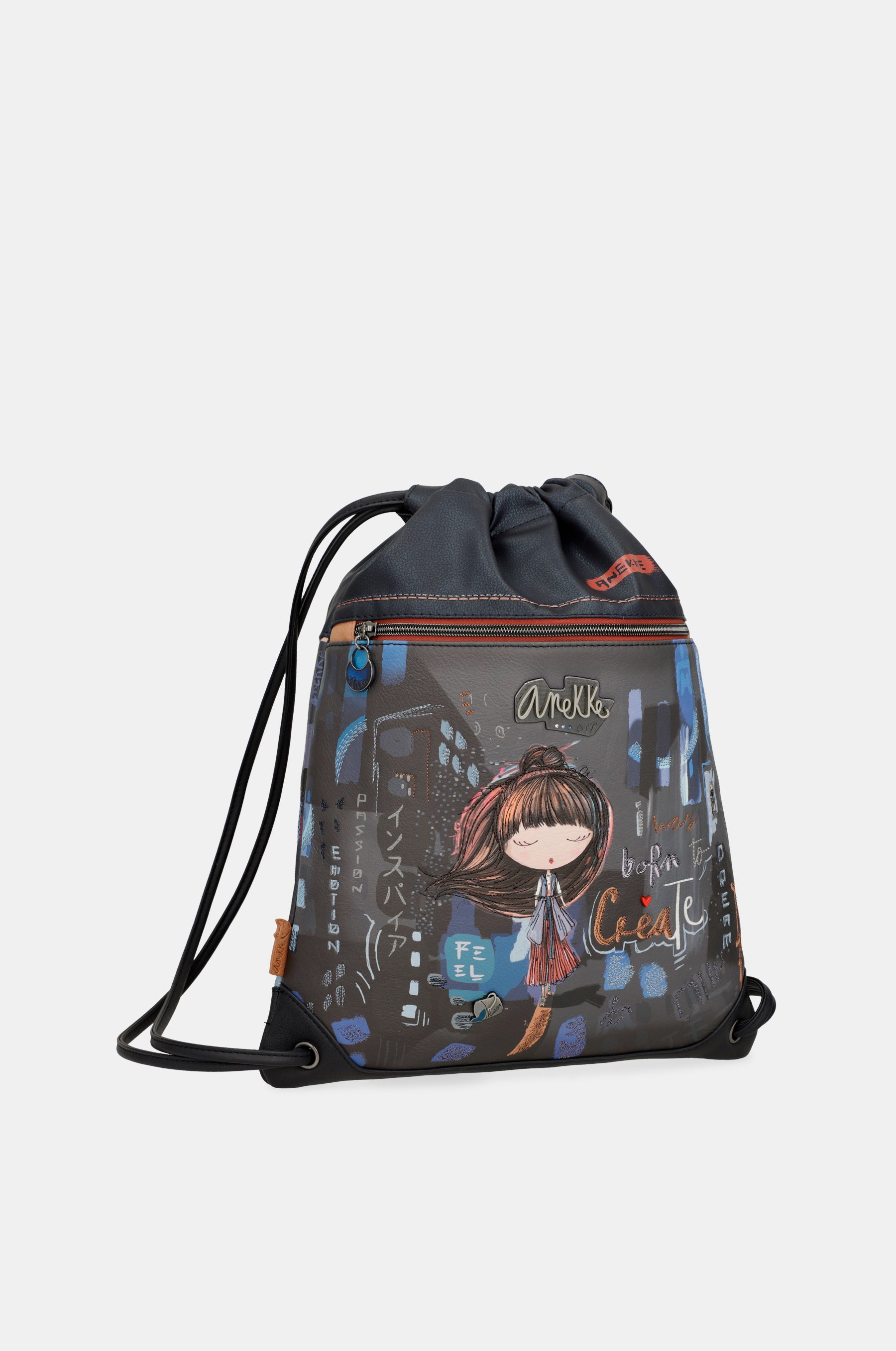 Contemporary satchel backpack