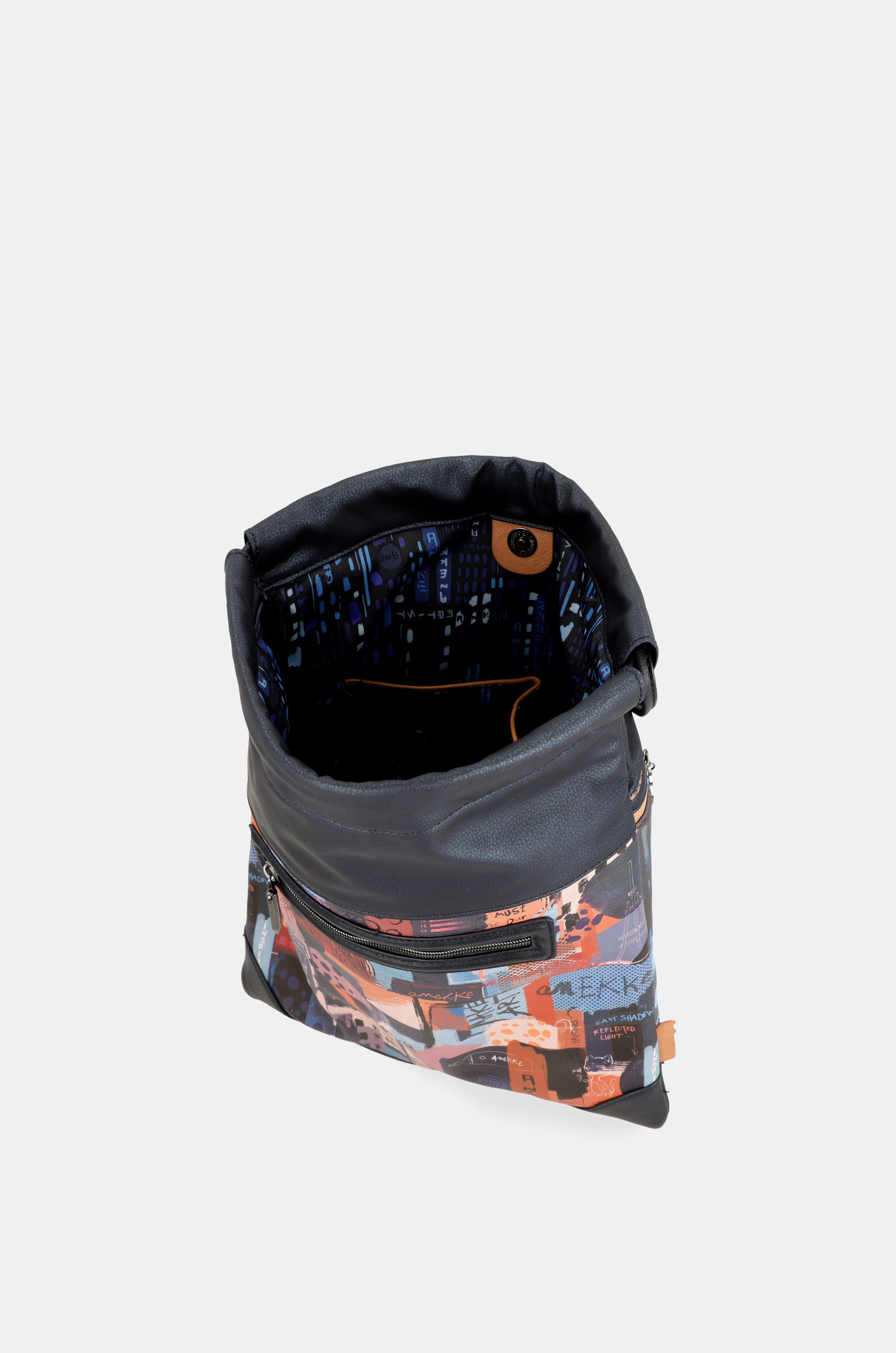 Contemporary satchel backpack