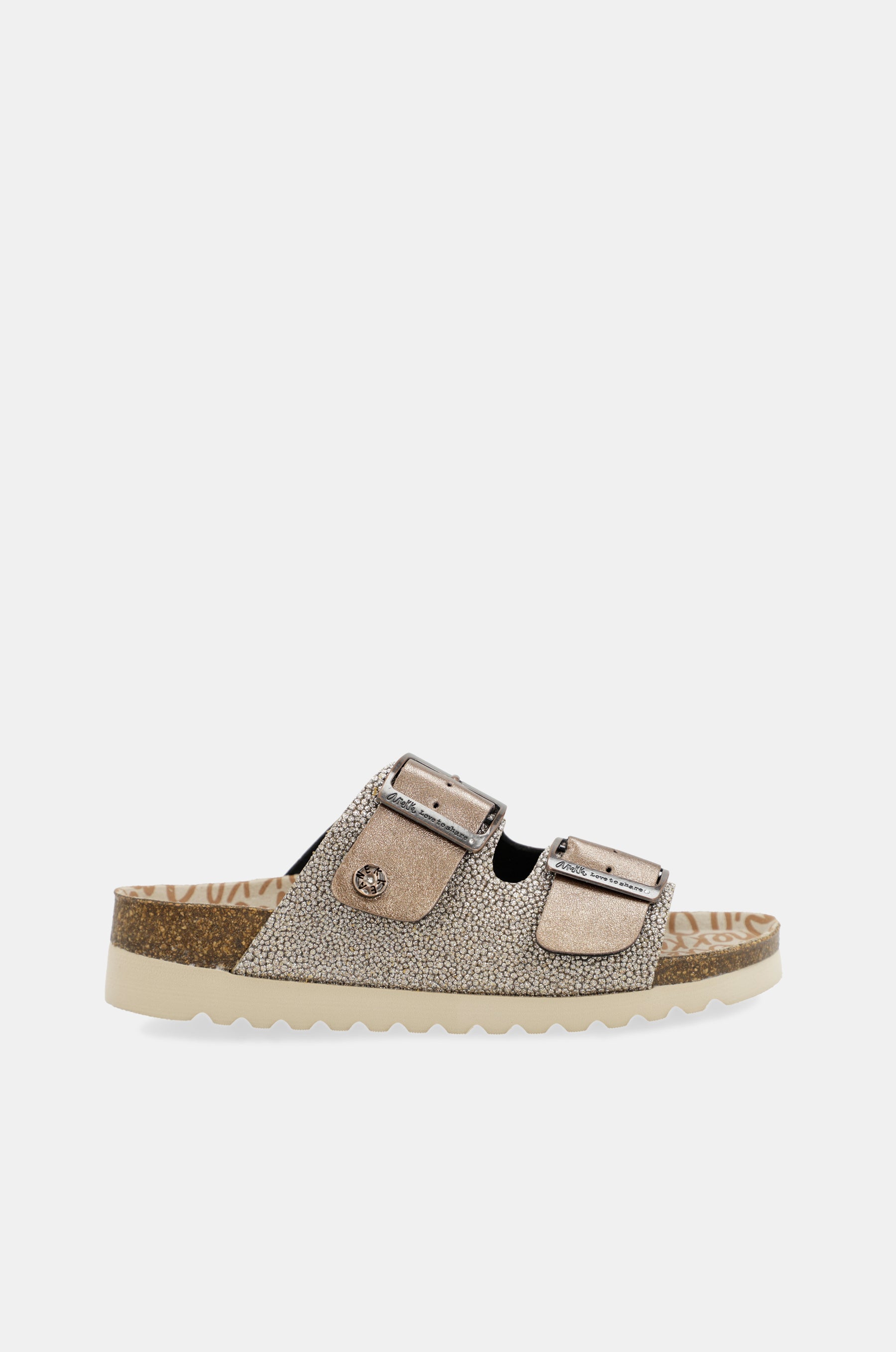Women's bronze bio sandals