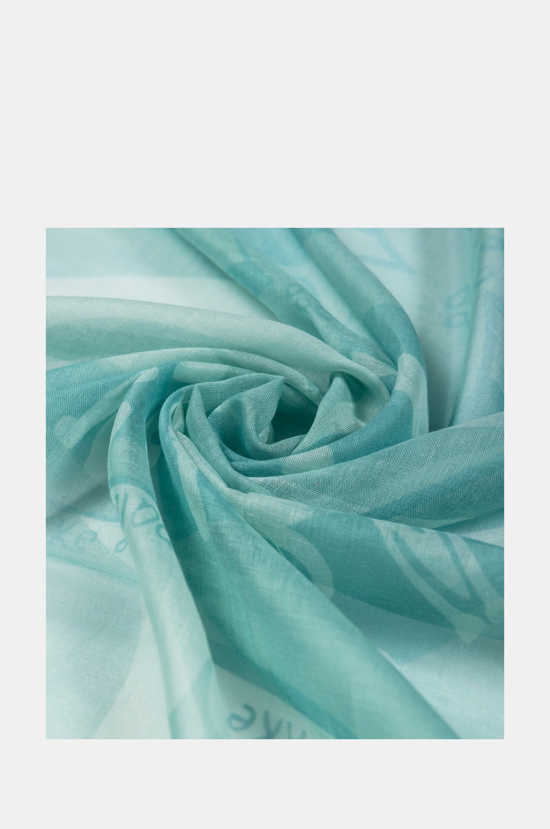 Peace & Love green scarf