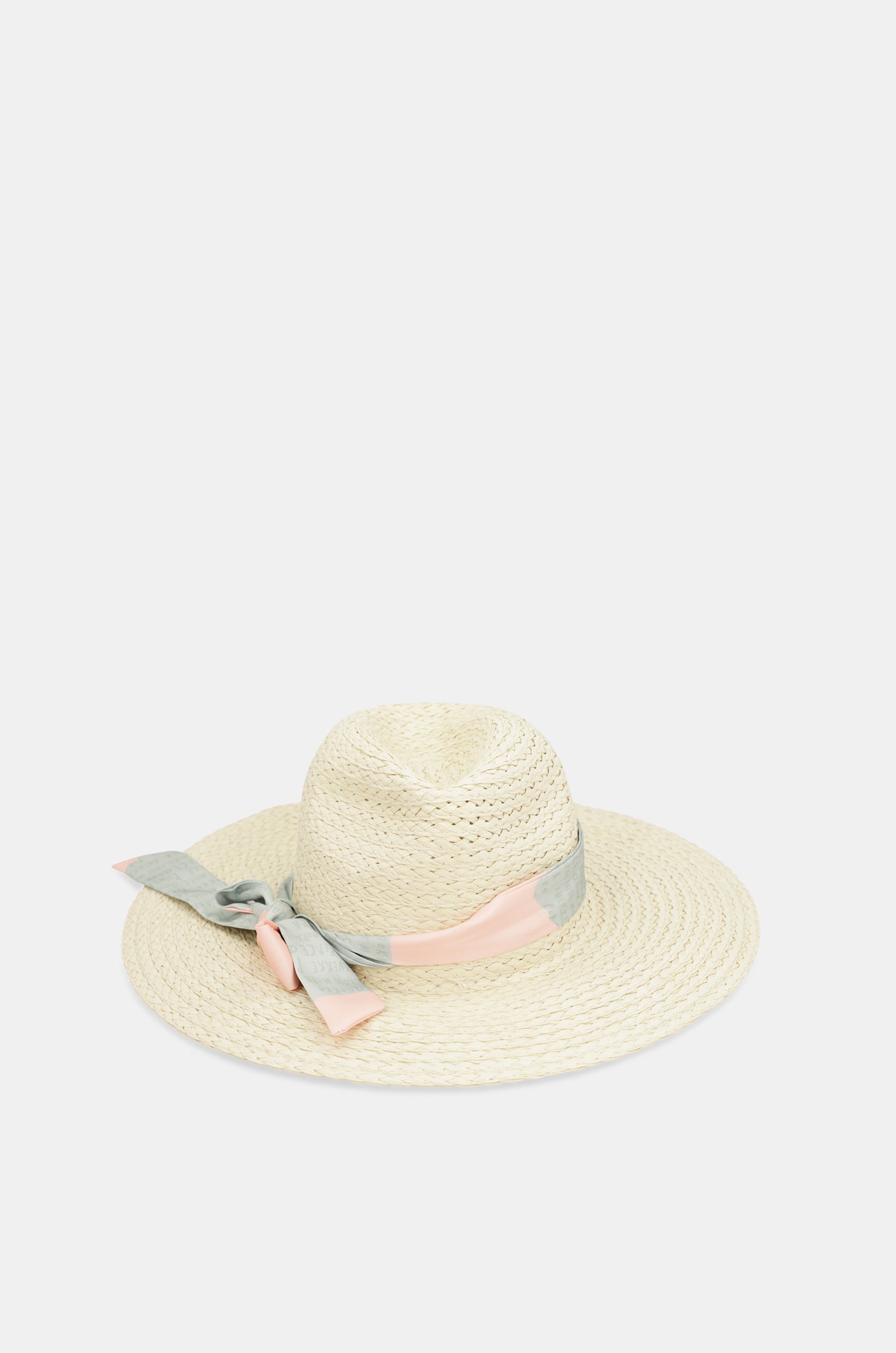 Ecru raffia hat