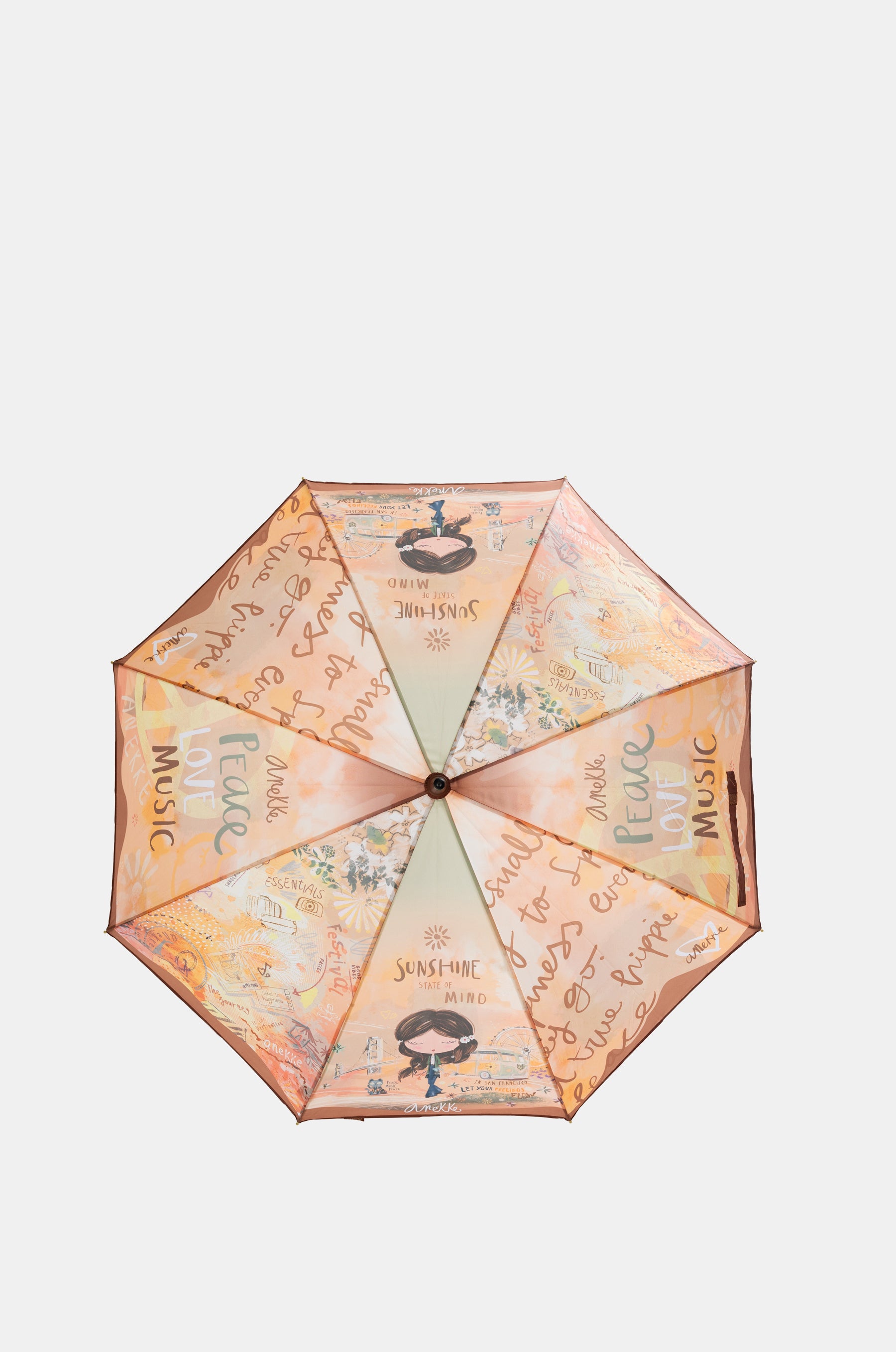 Peace & Love long umbrella
