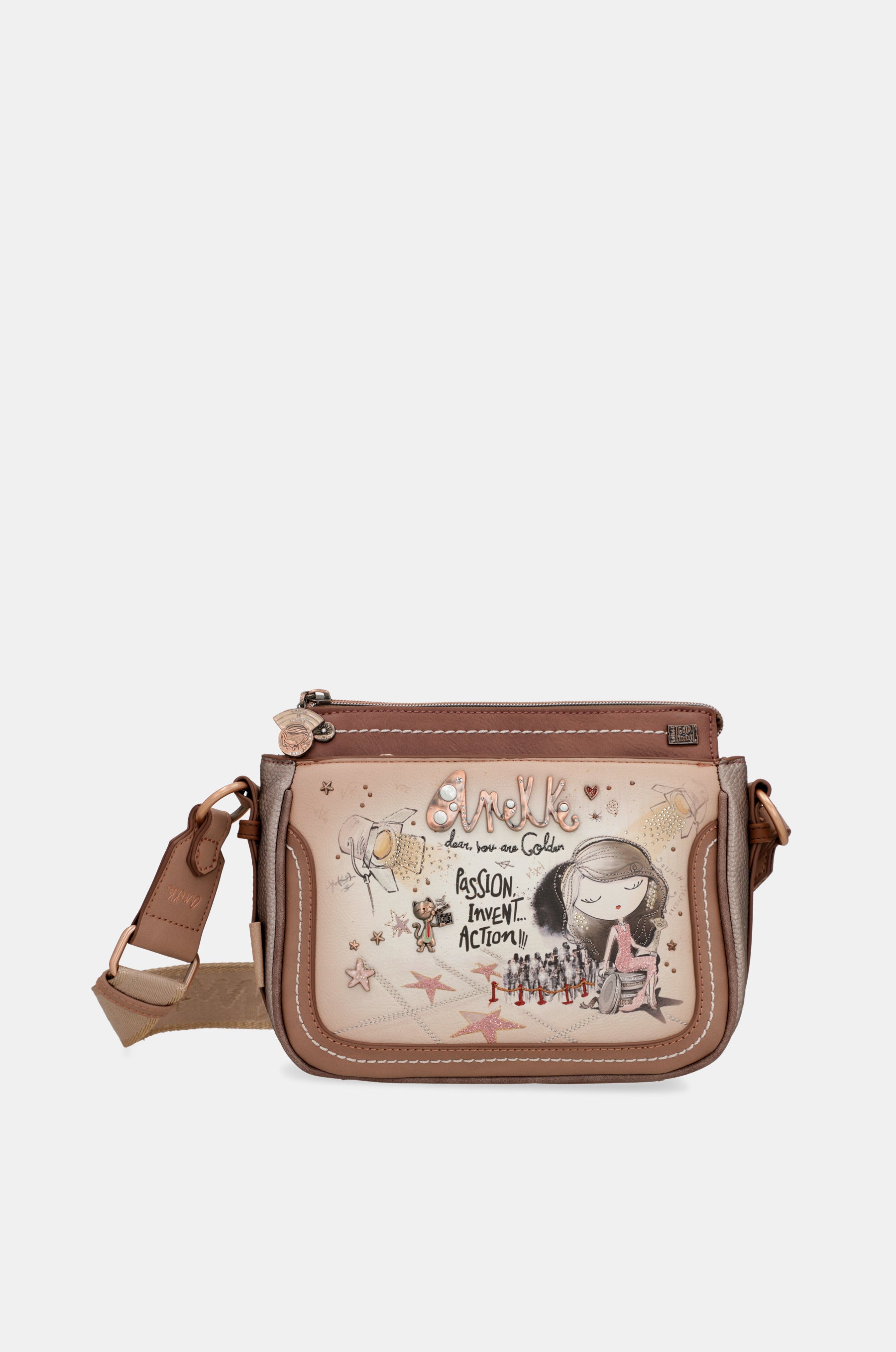 Hollywood 3-compartment crossbody bag