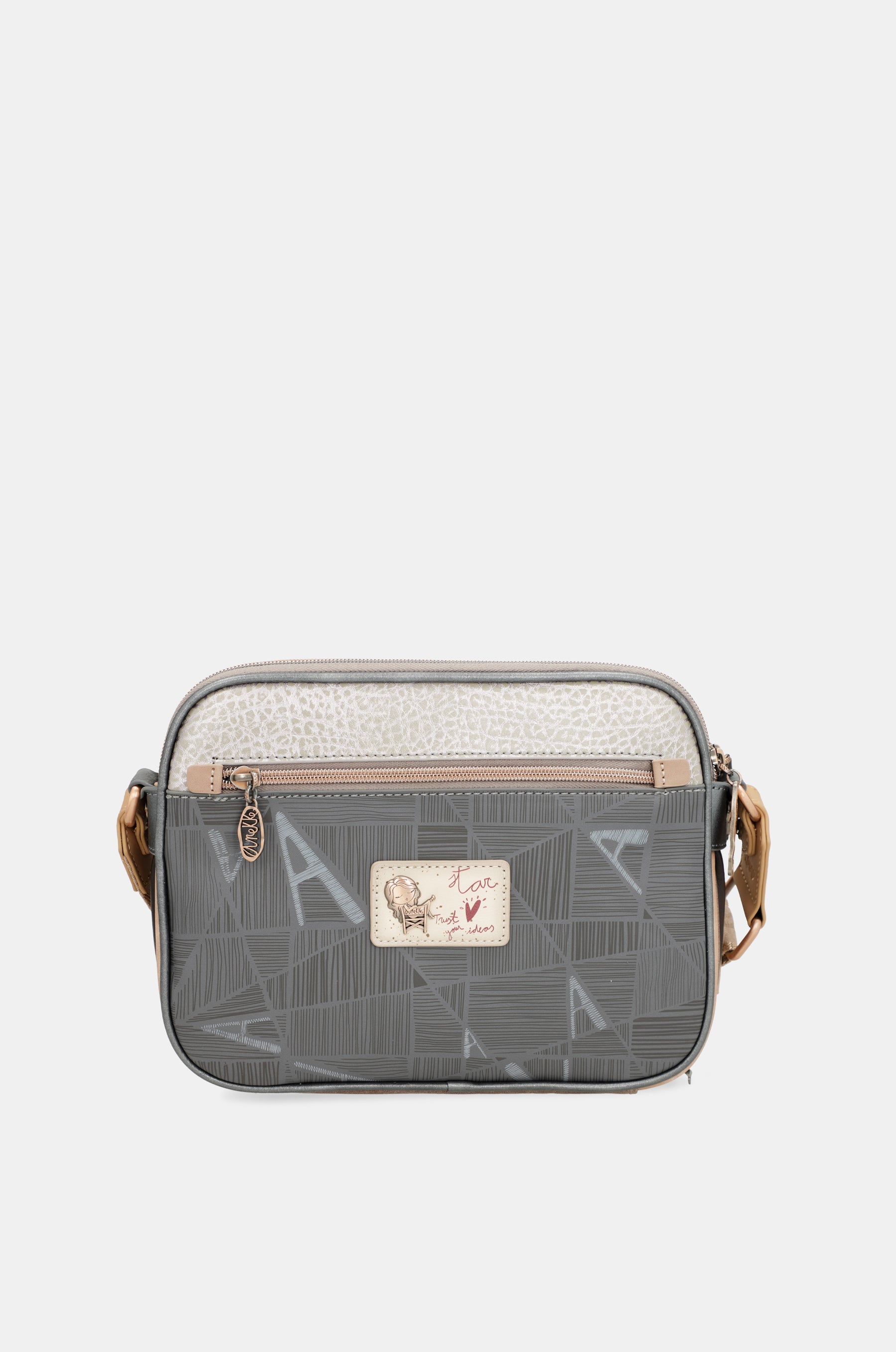 Stars 2-compartment crossbody bag
