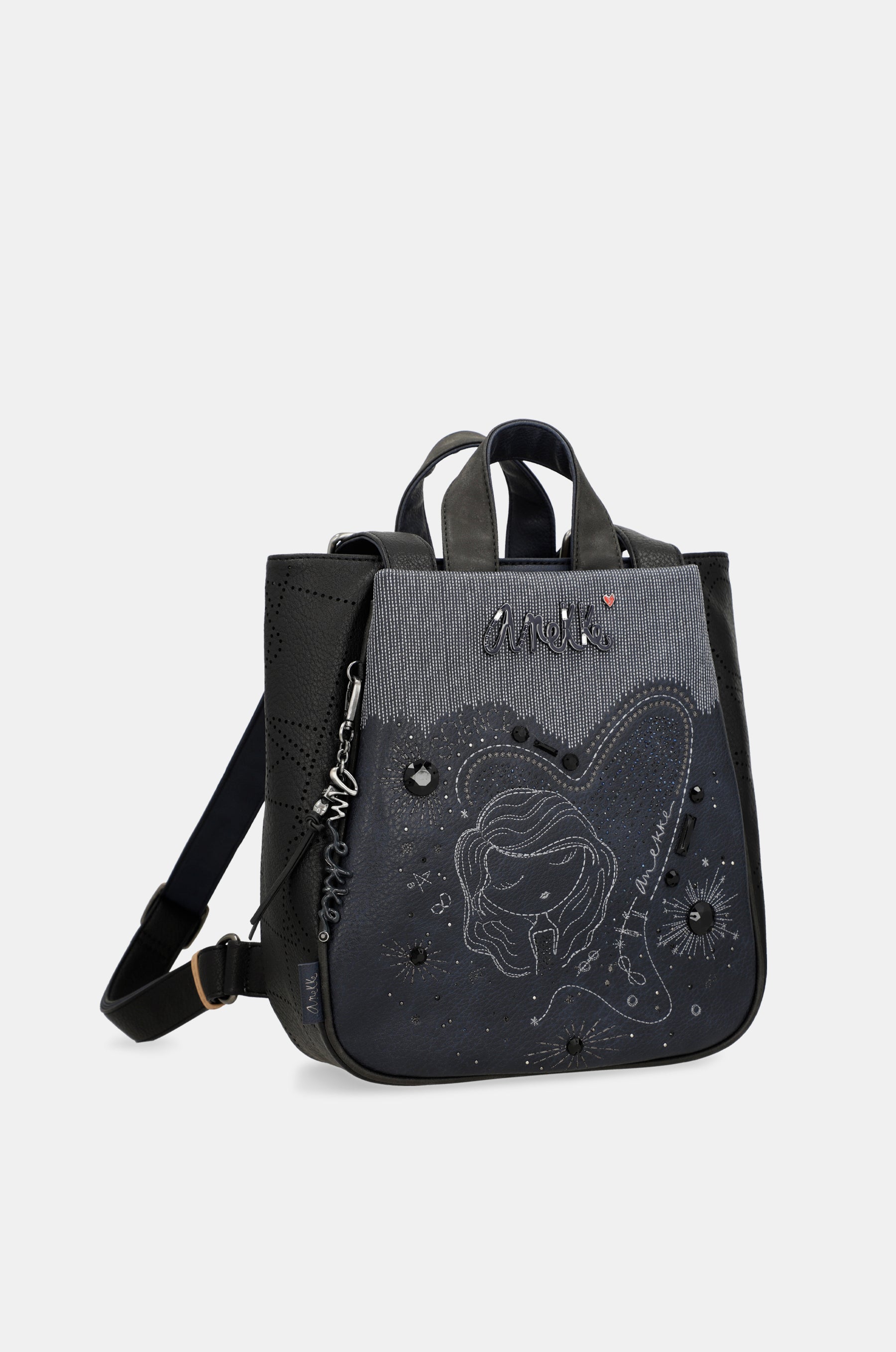 Studio navy blue medium backpack