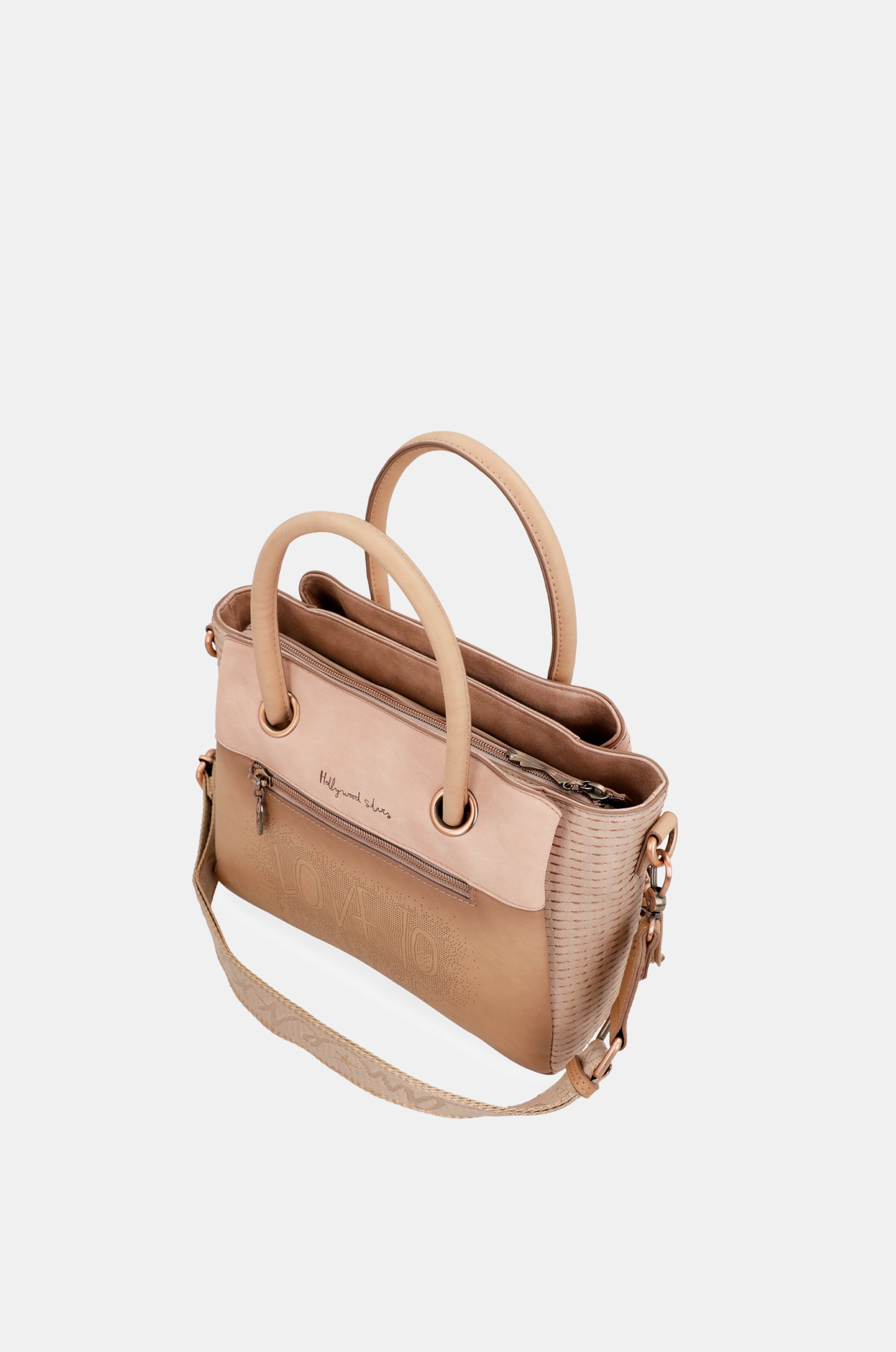 Studio nude handle bag