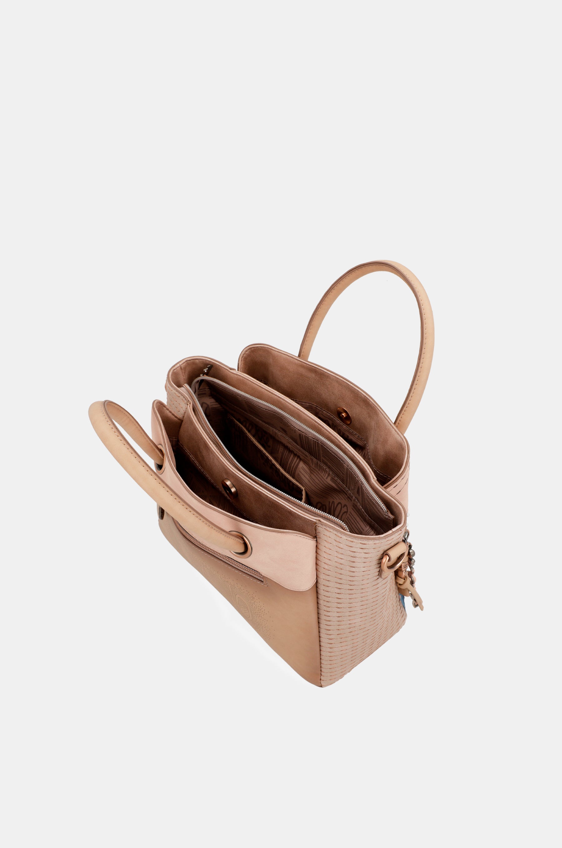 Studio nude handle bag