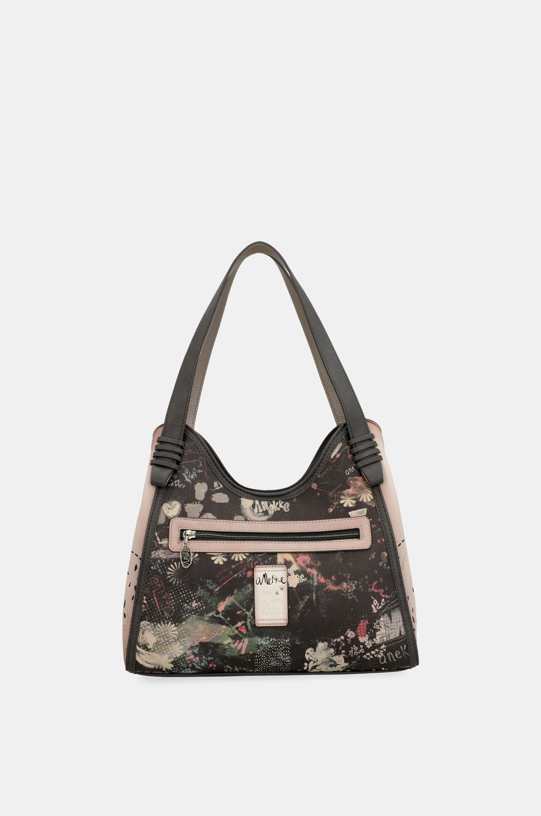 Peace & Love pink shoulder bag