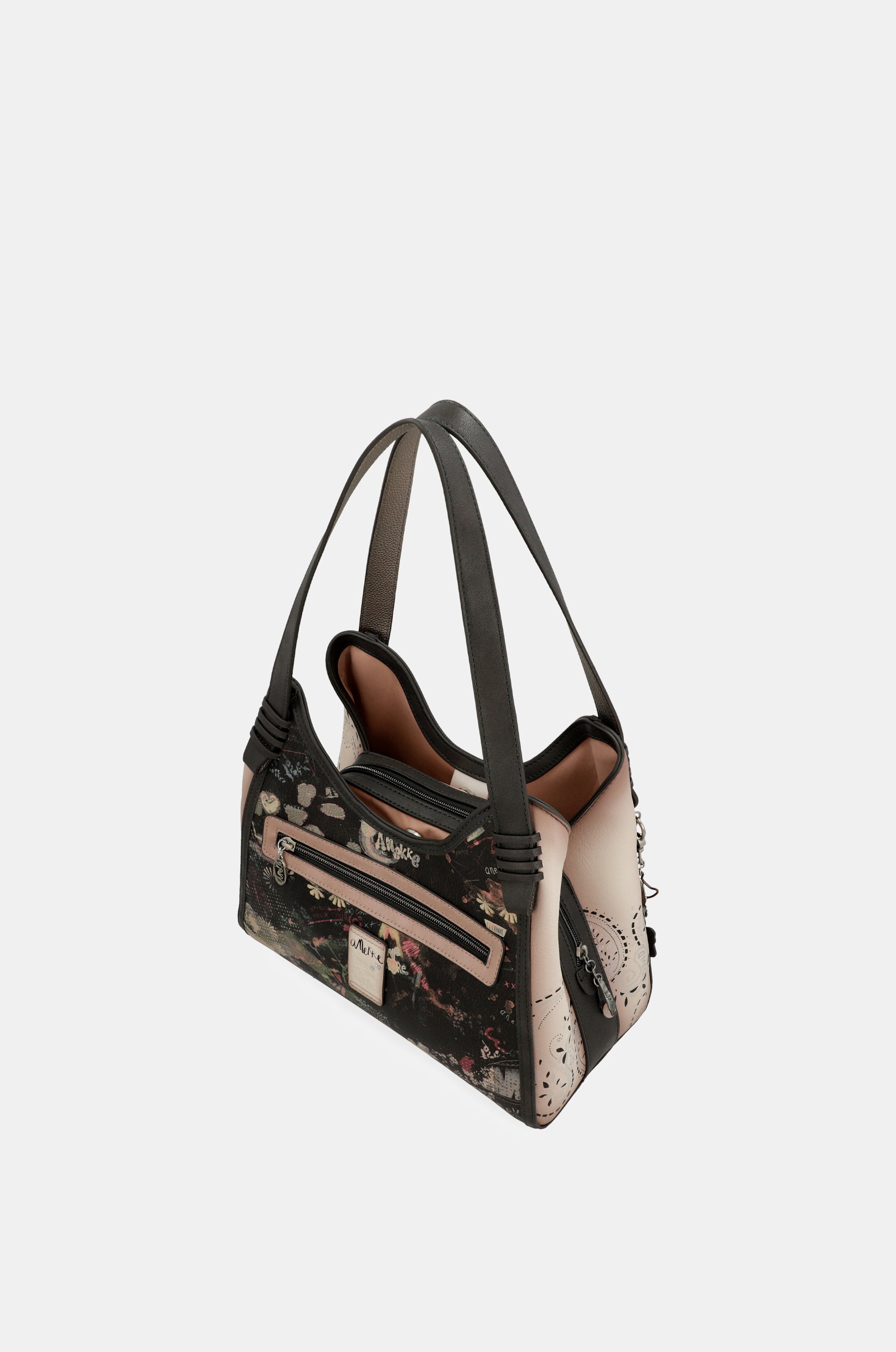 Peace & Love pink shoulder bag
