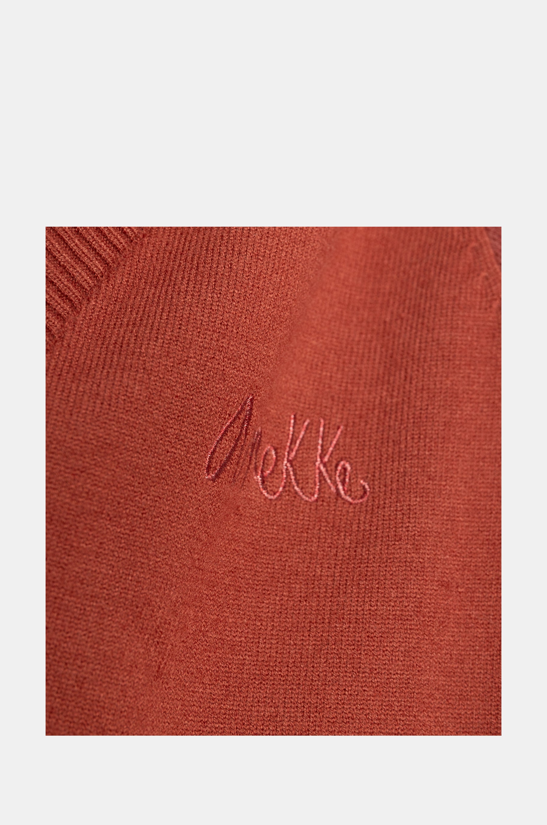 Red poncho-style jacket