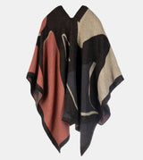 Light printed poncho