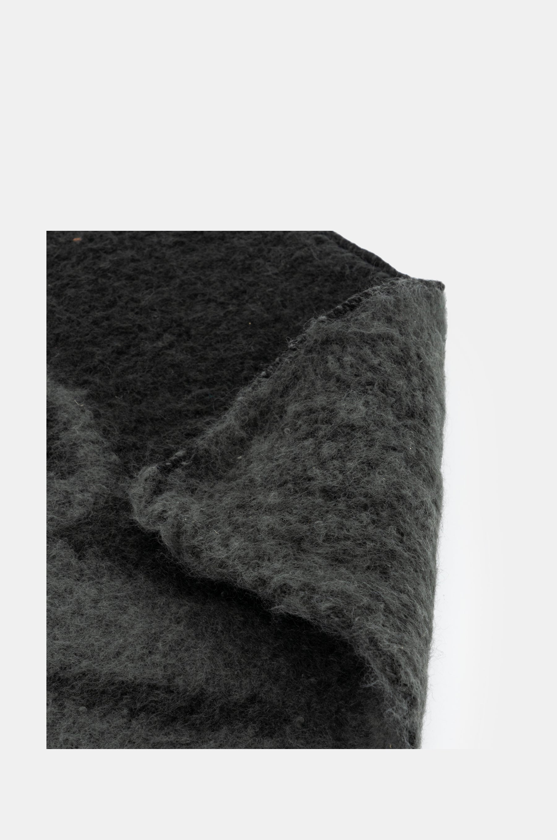 Black logomania knitted scarf
