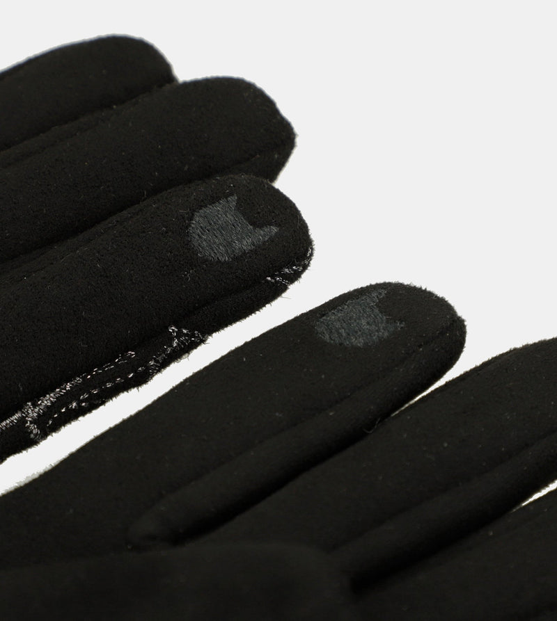 Anekke logo black gloves