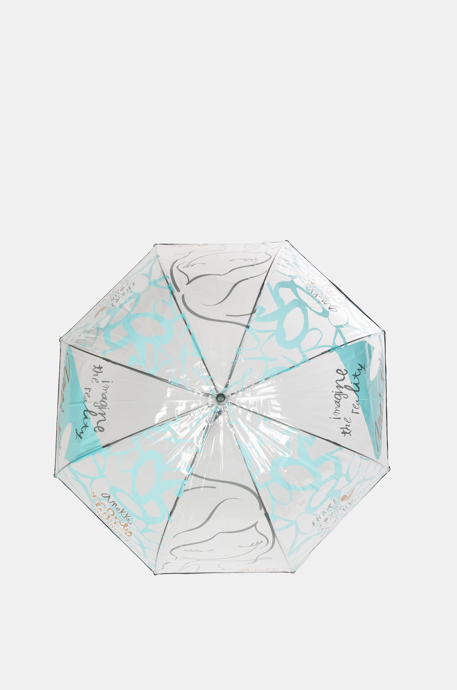 Heartbeat long vinyl umbrella