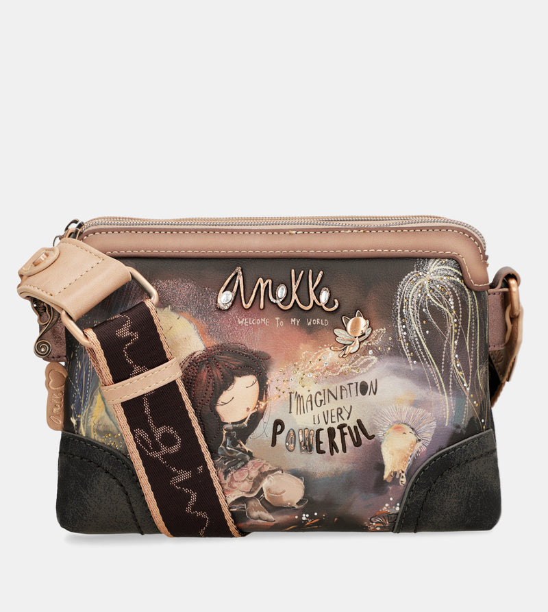 Dreamverse 2-compartment crossbody bag