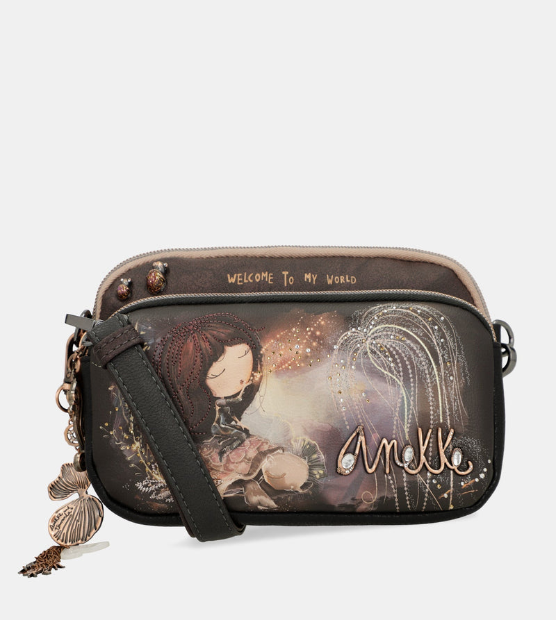 Dreamverse 2-compartment small crossbody bag