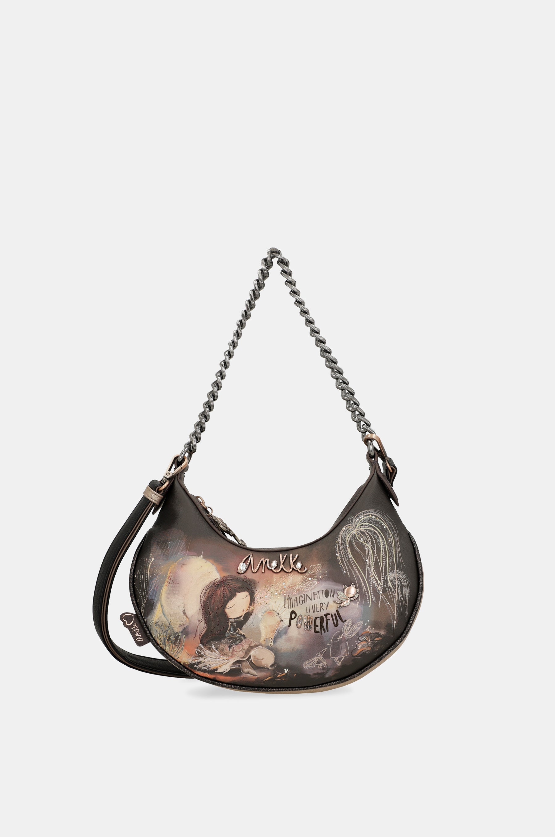 Dreamverse crossbody bag with metal handle