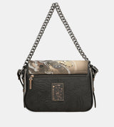 Wings crossbody bag with flap