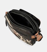 Heartbeat 3-compartment crossbody bag