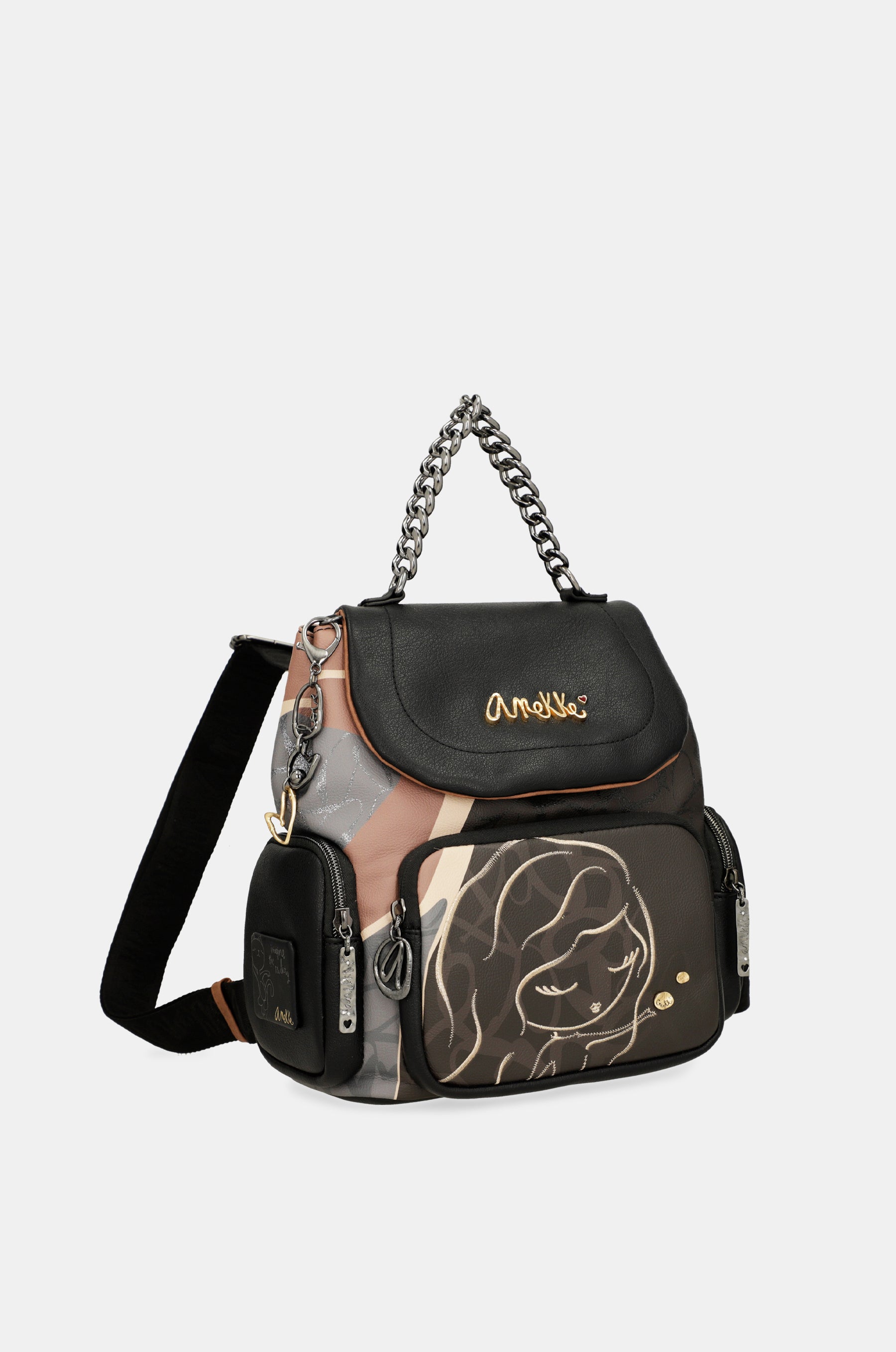 Heartbeat flap backpack