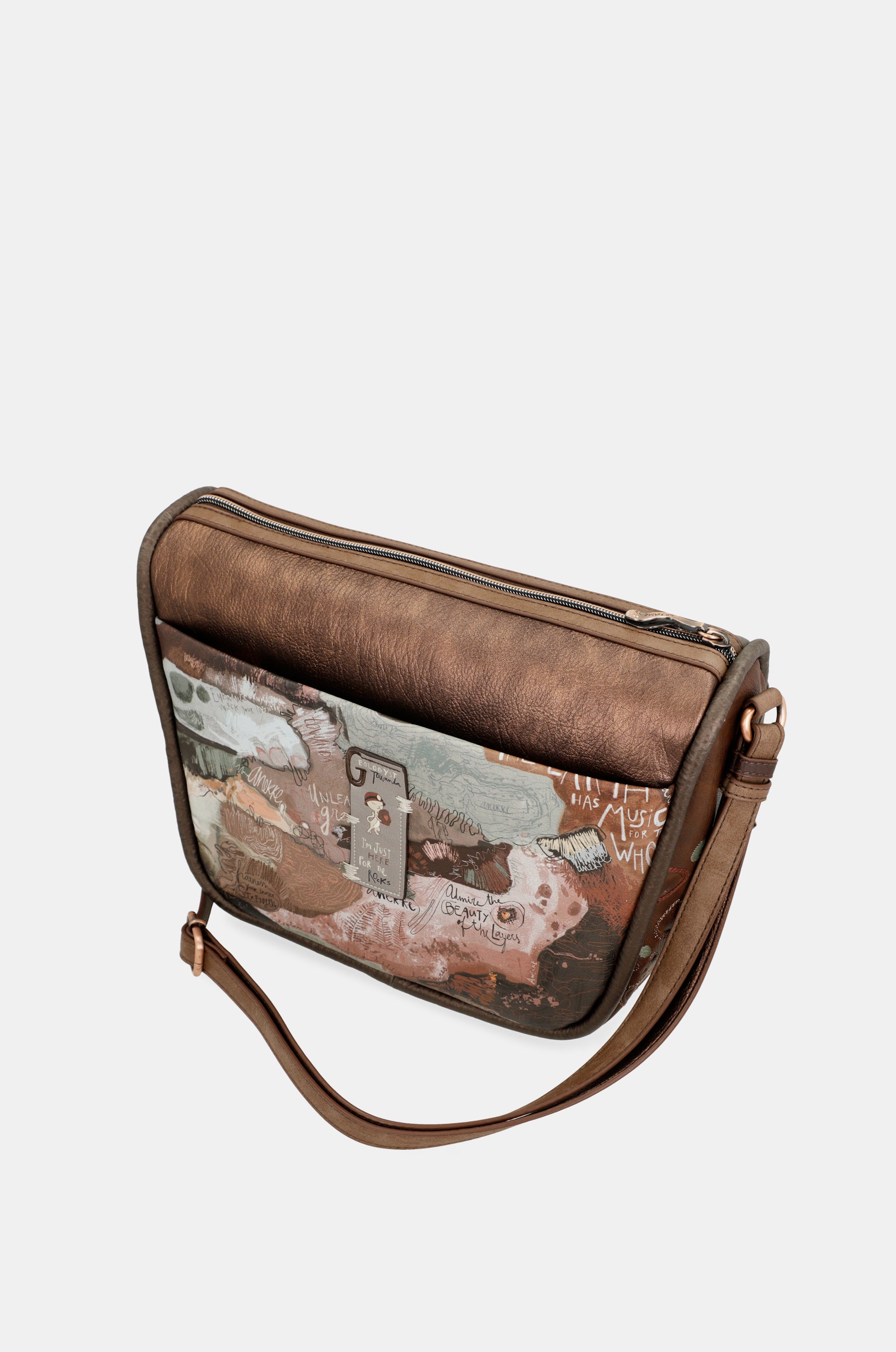 Core 3-compartment crossbody bag