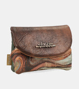 Outer coin purse with flap