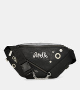 Crust black fanny pack