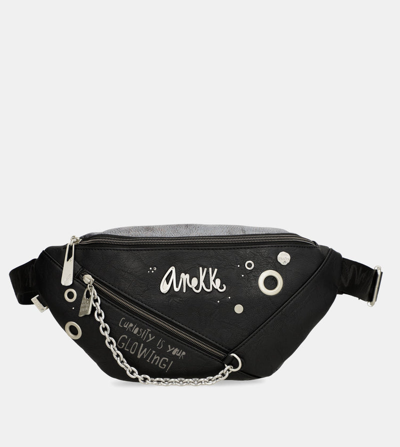 Crust black fanny pack