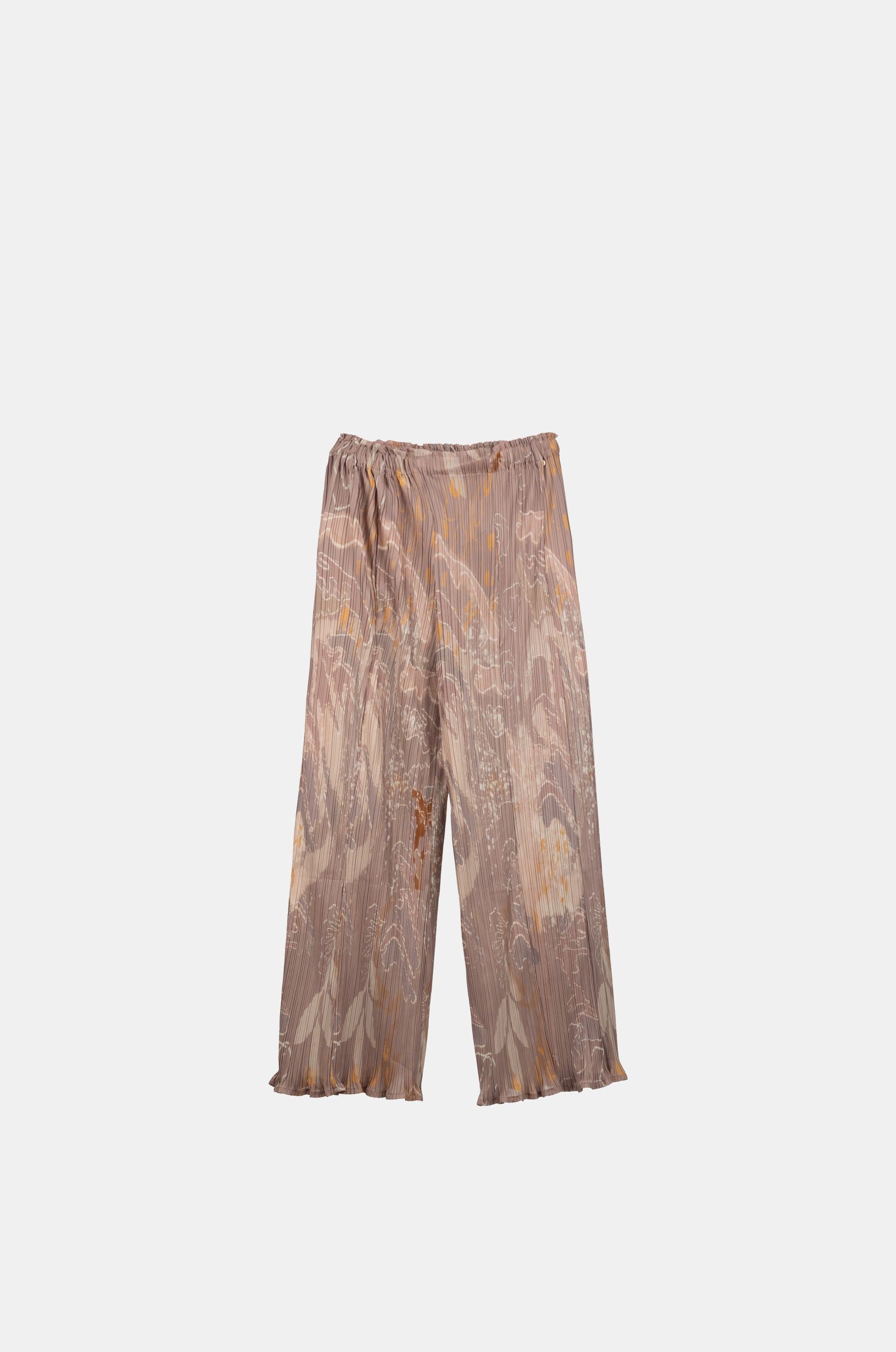 Printed fluid pants