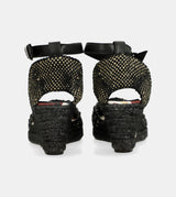 Black wedge sandals Alma
