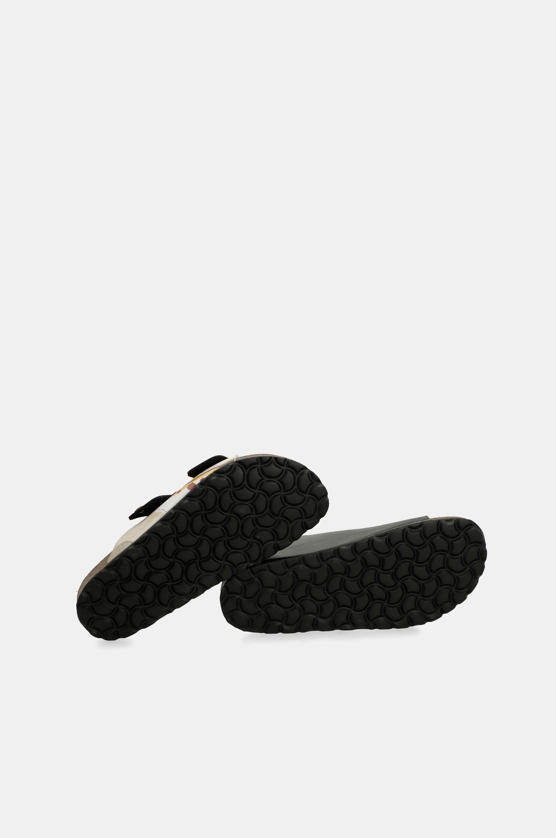 Black multicolor bio sandals
