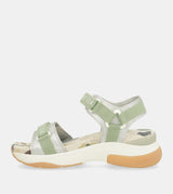 Green sports sandals