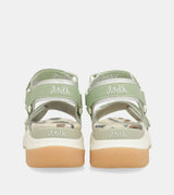 Green sports sandals