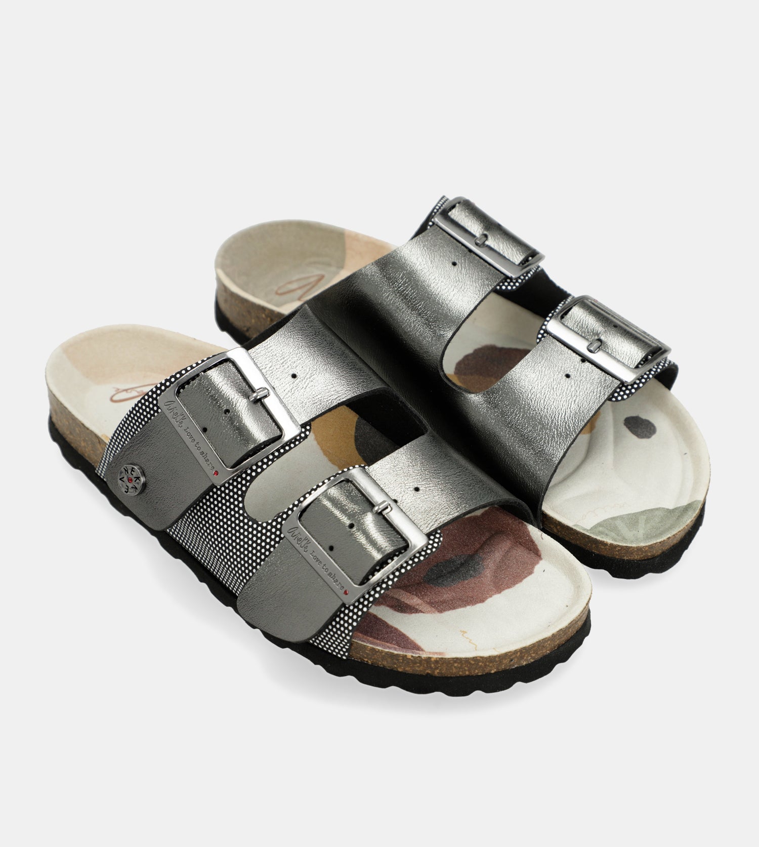 Black bio sandals lunares