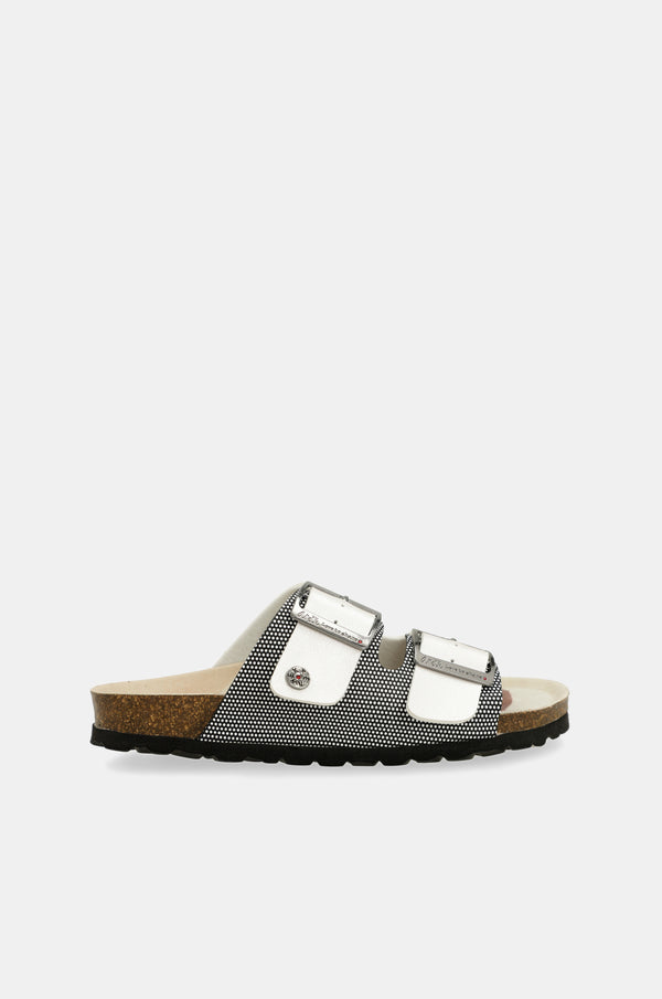 White bio sandals lunares