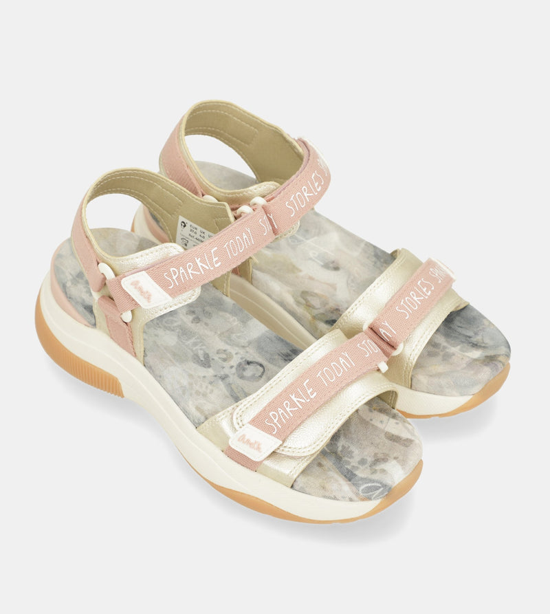 Pink sports sandals