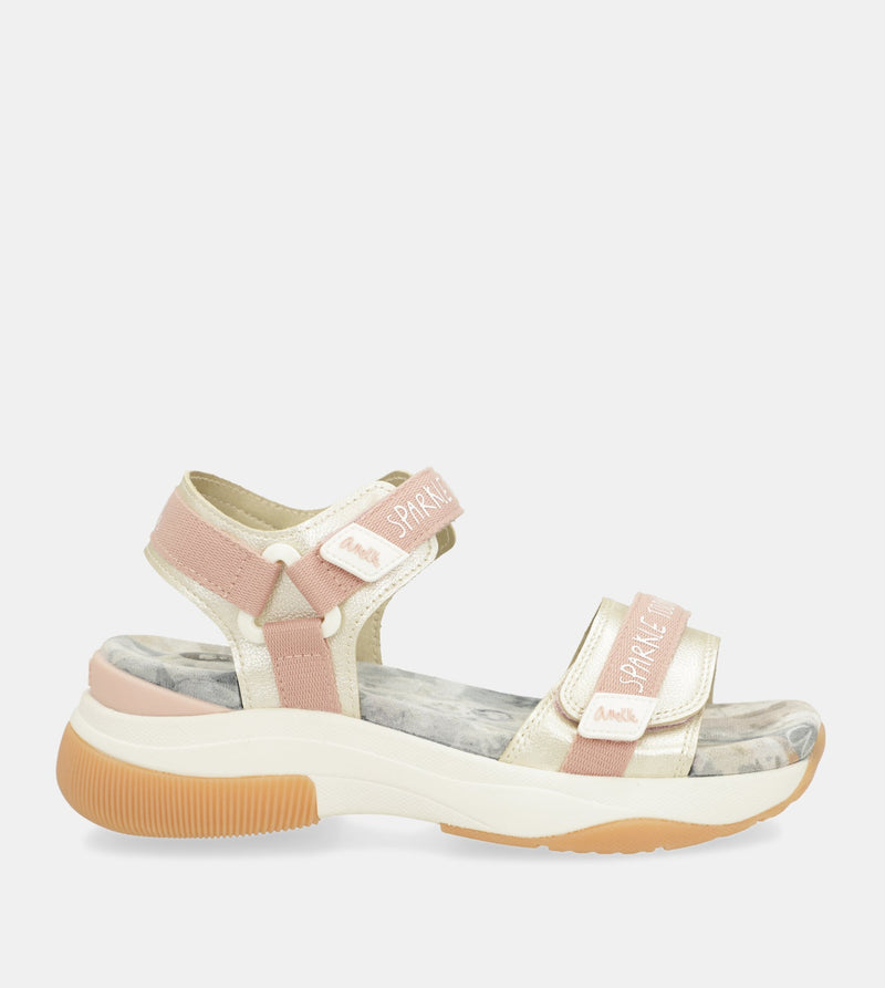 Pink sports sandals