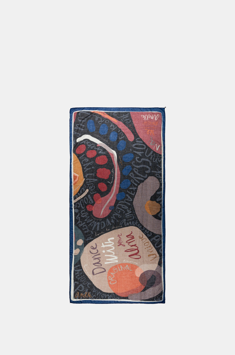 Multicolor Alma scarf