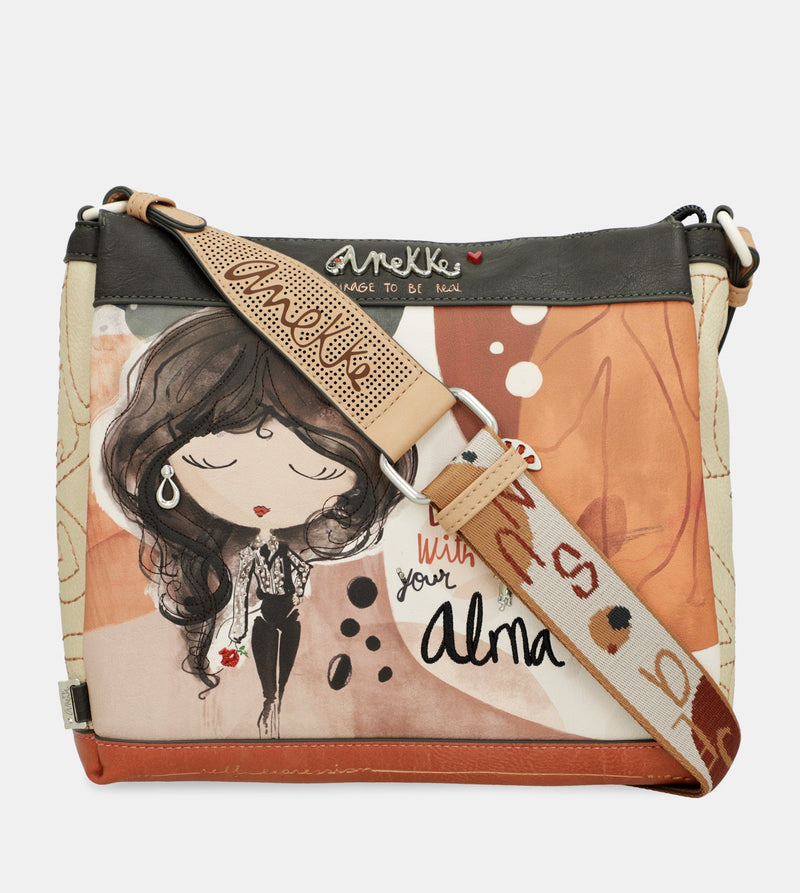 Crossbody bag with 3 compartments Alma