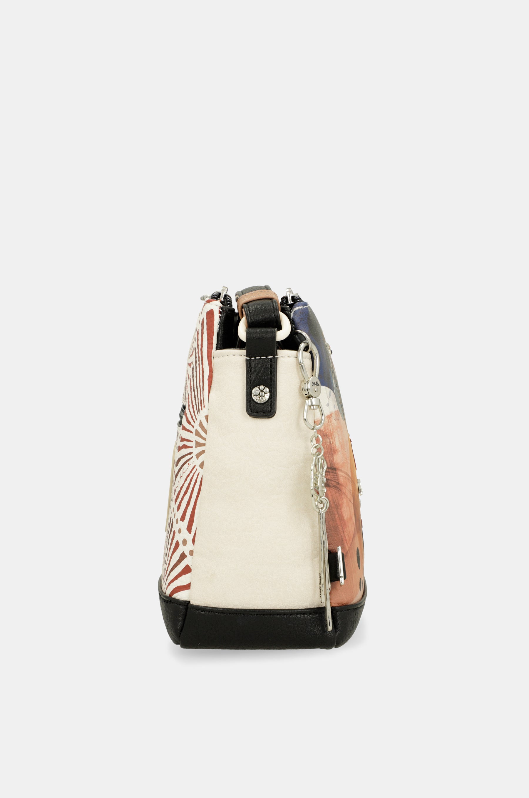 Printed crossbody bag with 3 compartments Alma