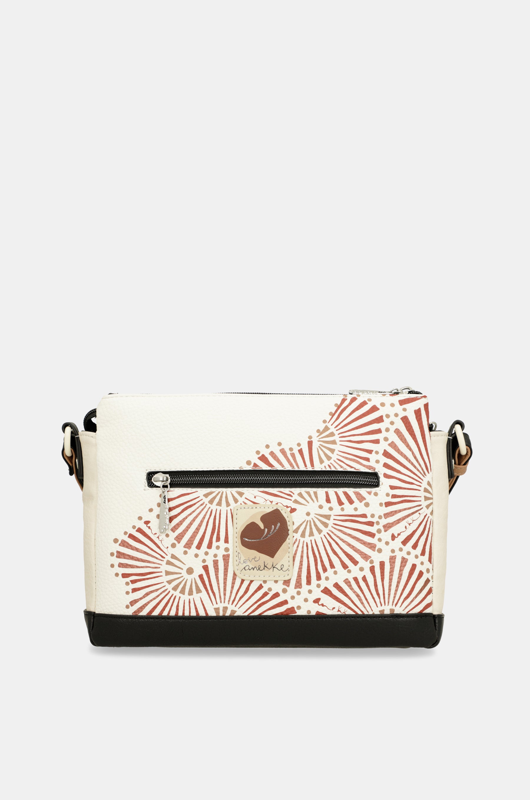 Printed crossbody bag with 3 compartments Alma