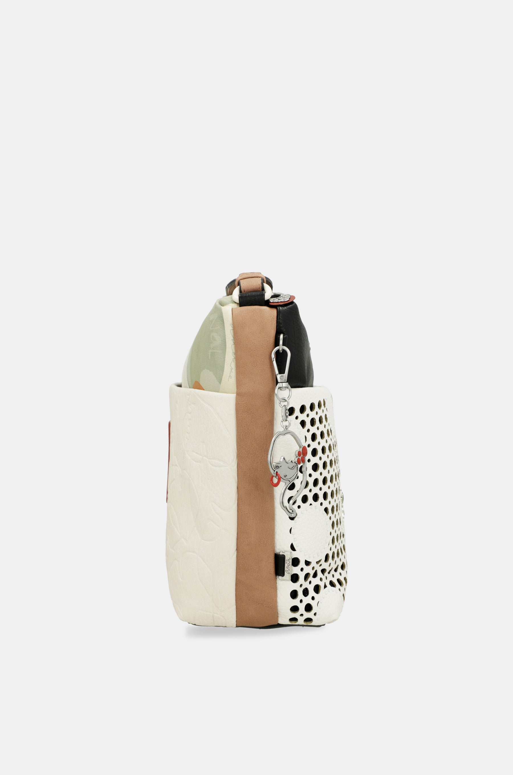 Large crossbody bag with front pocket Alma