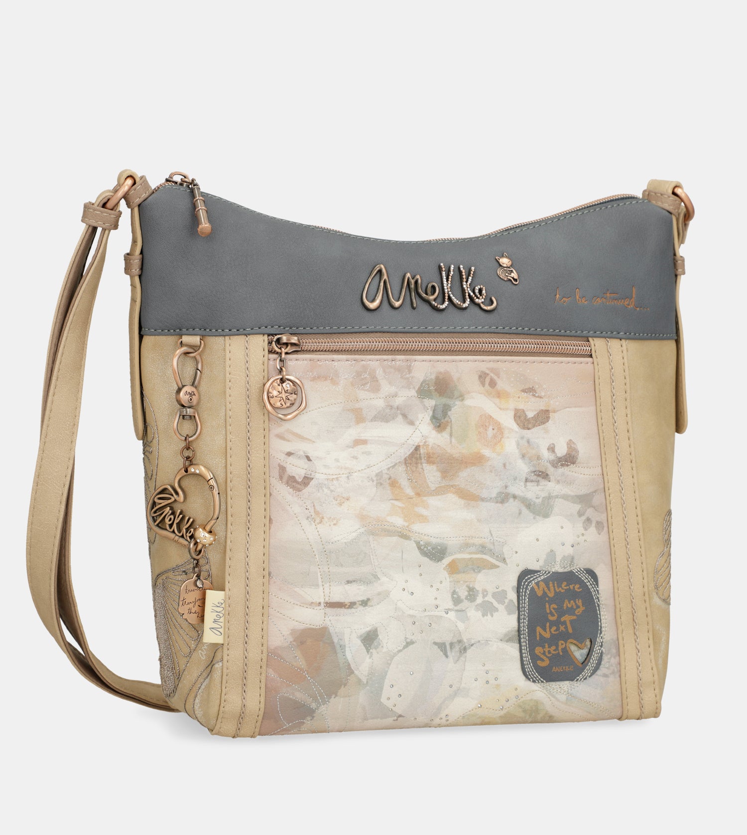 Sac Bandoulière Anekke Memories Nature Towanda – Multicolore, Taille M