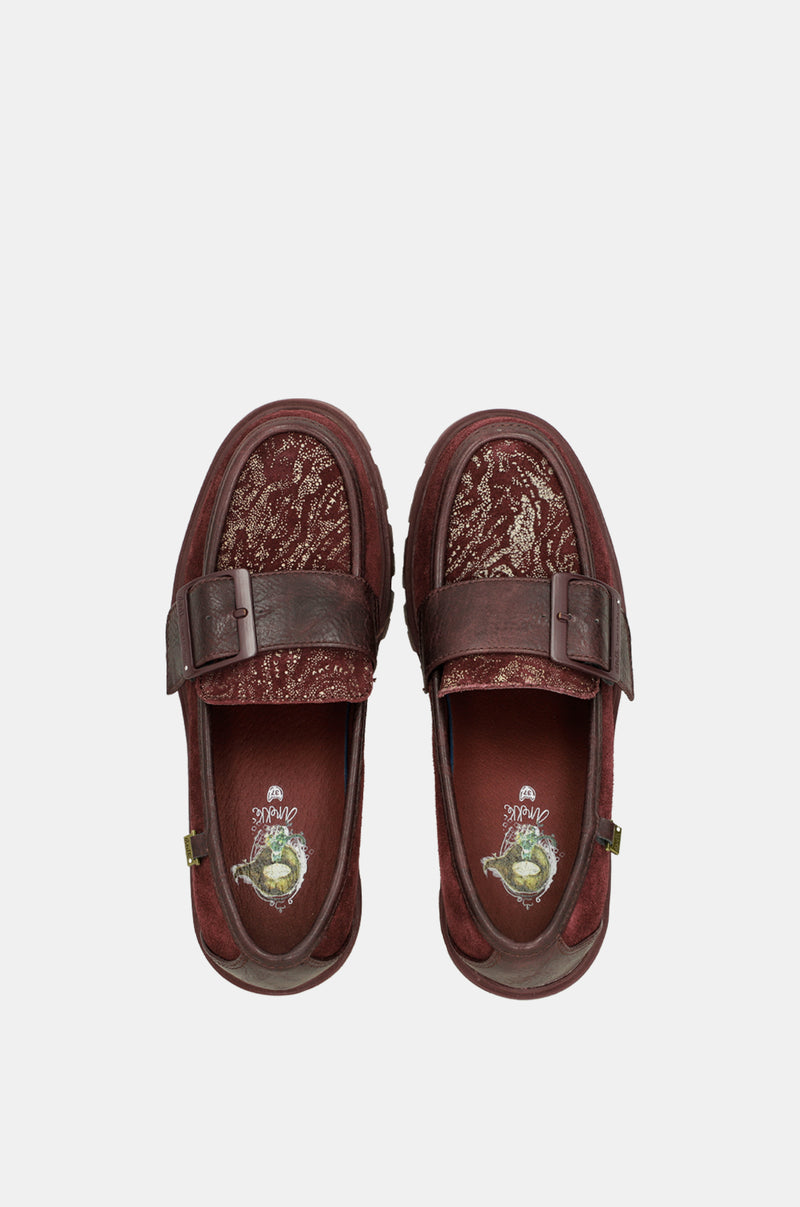 Burgundy loafers