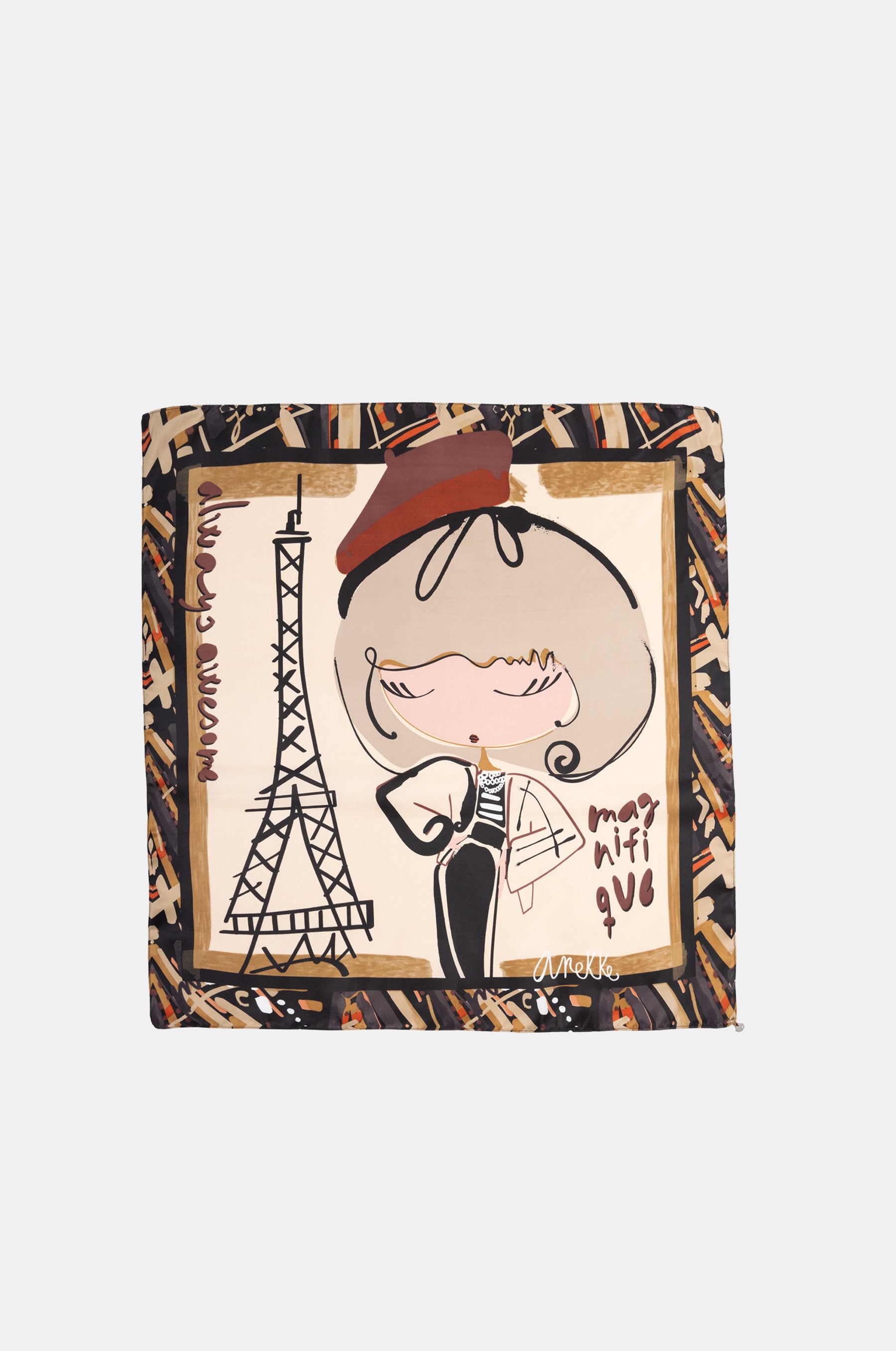 Mademoiselle square scarf